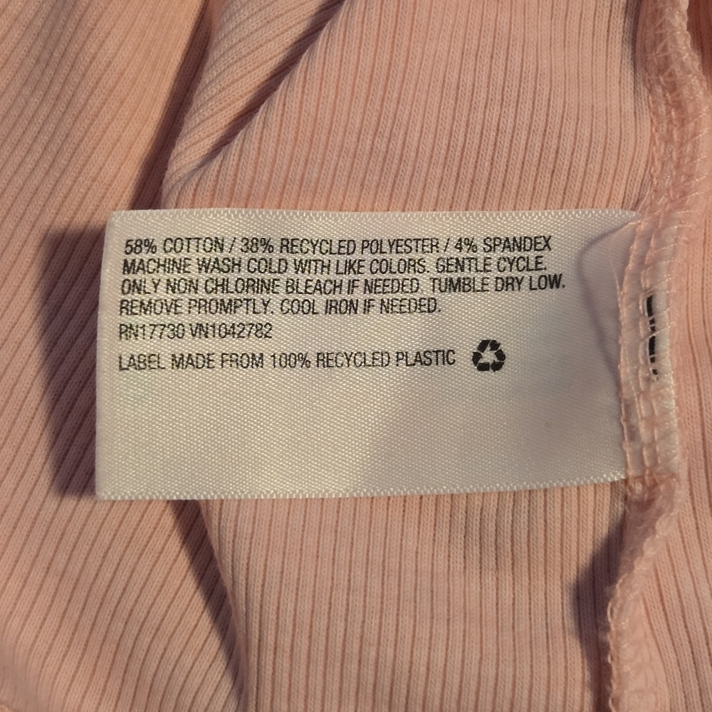 Universal Thread Pink Ribbed Tank Top - Picture 5 of 8